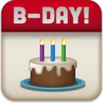 birthday reminder android application logo